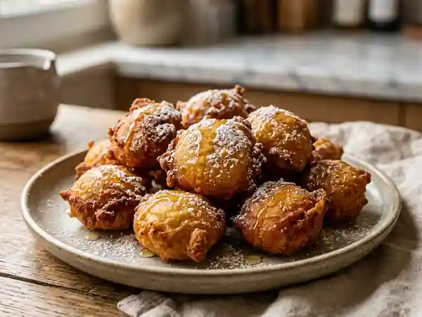 Beignets de bananes plantain sucrés croustillants et moelleux - Photo de présentation