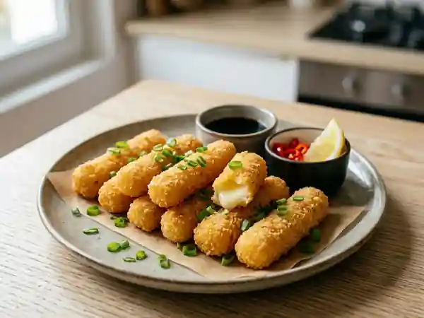 Beignets de fromage fondants et croustillants - Photo de présentation