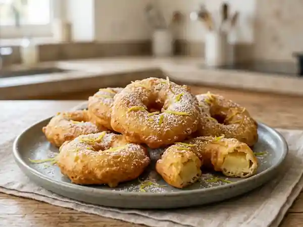 Beignets de pommes fondants au cédrat - Photo de présentation