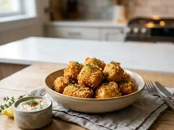 Beignets de poulet croustillants et faciles à préparer - Photo de présentation