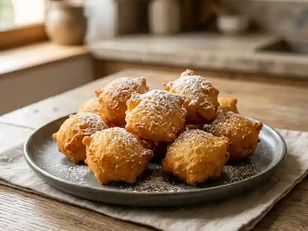 Beignets de semoule moelleux et dorés : recette facile et rapide - Photo de présentation