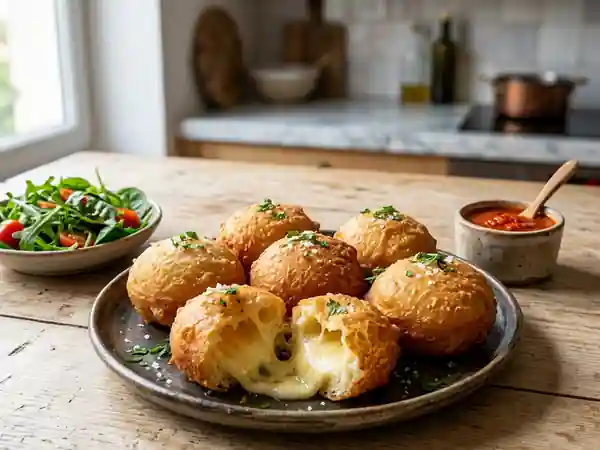 Beuregs croustillants au cœur triple fromage - Photo de présentation