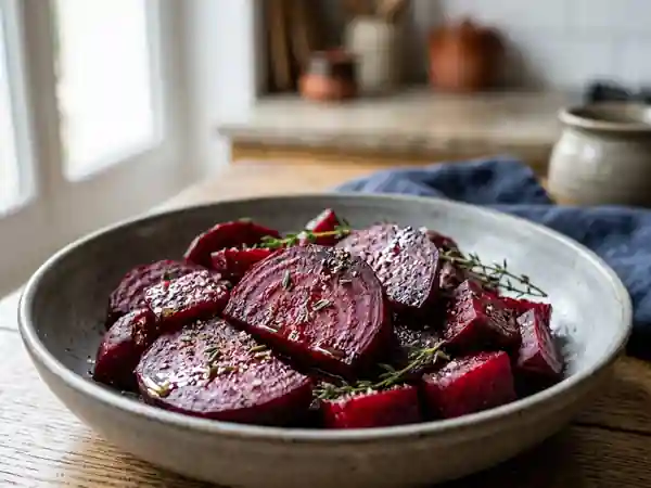 Betteraves rouges rôties : recette simple et savoureuse - Photo de présentation
