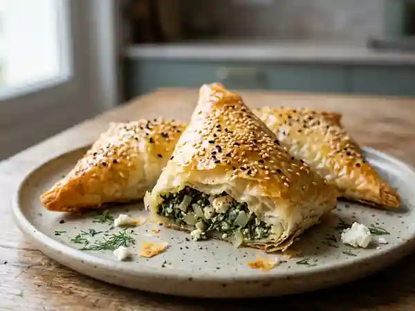 Beurek croustillants feta et épinards - Photo de présentation