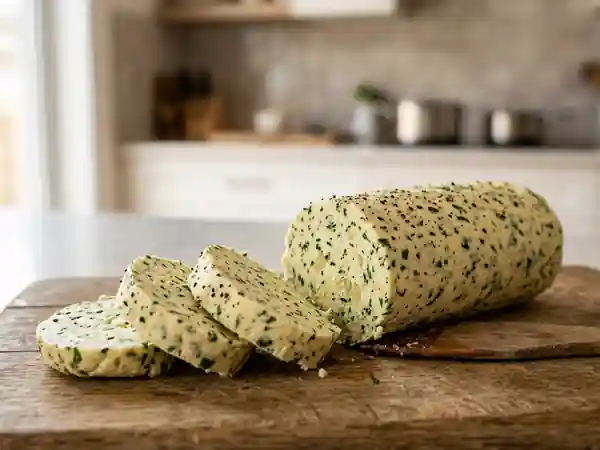 Beurre aux herbes fraîches maison : recette facile et savoureuse - Photo de présentation