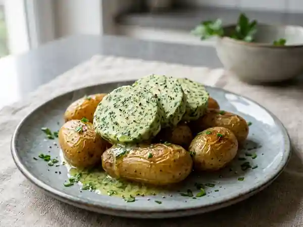 Beurre Maître d'Hôtel Parfait pour Pommes de Terre - Photo de présentation