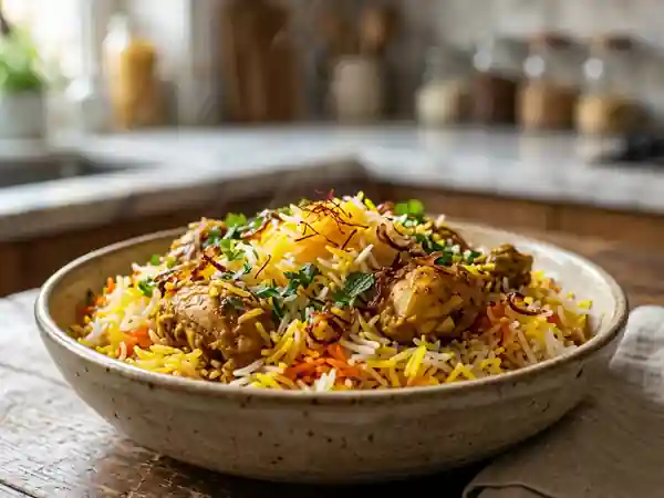 Zaffrani Biryani au Safran et Poulet - Photo de présentation