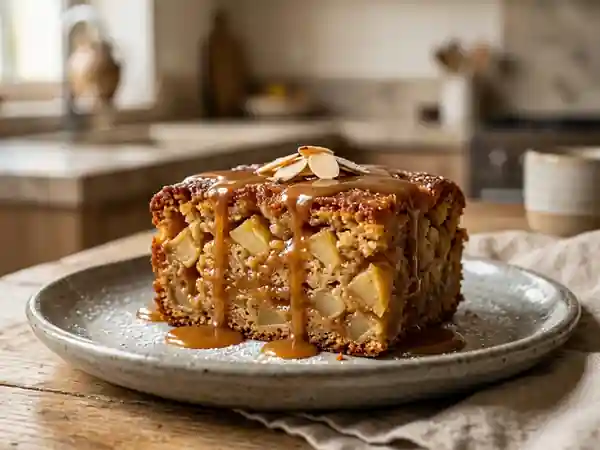 Biscuit caramélisé à la pomme fondant et croquant - Photo de présentation
