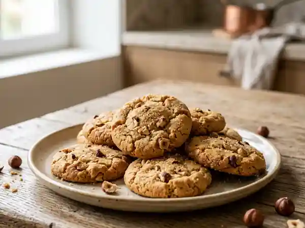 Biscuits sablés aux éclats de noisettes - Photo de présentation