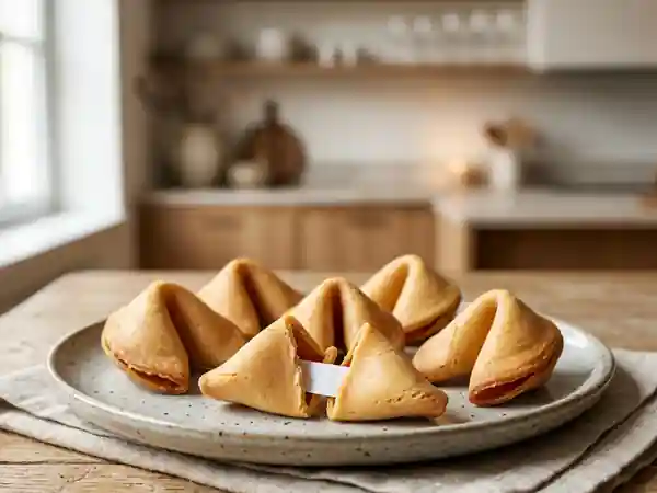 Biscuits de Fortune Asiatiques Maison : Recette Facile et Rapide - Photo de présentation