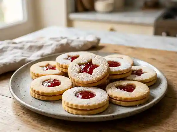 Sablés fondants au cœur de fraise - Photo de présentation