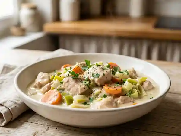 Blanquette de dinde fondante aux poireaux - Photo de présentation