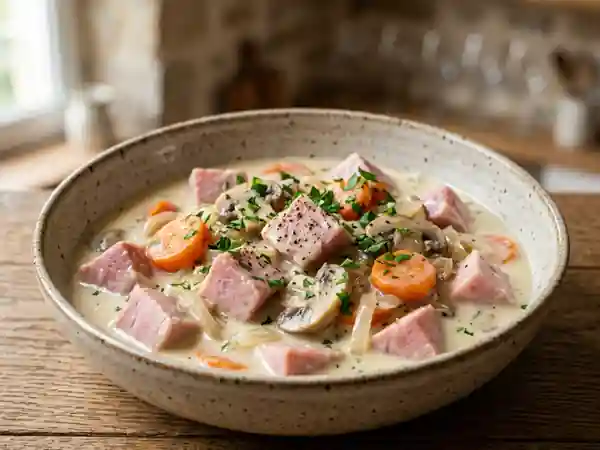 Blanquette de jambon à l'ancienne : recette facile et savoureuse - Photo de présentation