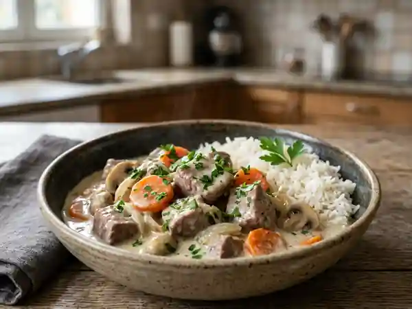 Blanquette de veau onctueuse au lait de coco - Photo de présentation