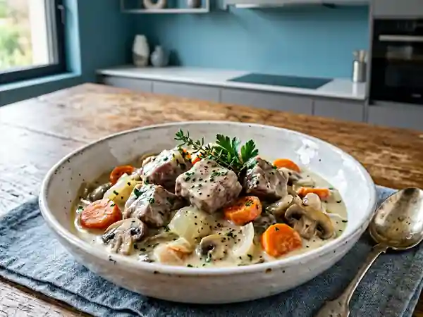 Blanquette de veau fondante et veloutée - Photo de présentation
