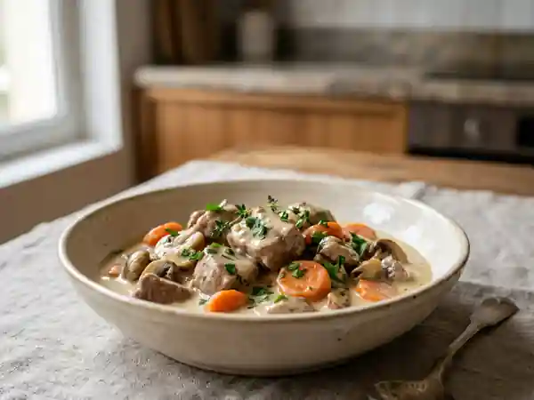 Blanquette de veau fondante et onctueuse - Photo de présentation