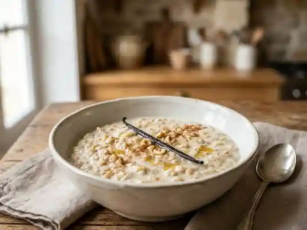 Blé au Lait Vanillé Crémeux : Recette Facile et Gourmande - Photo de présentation