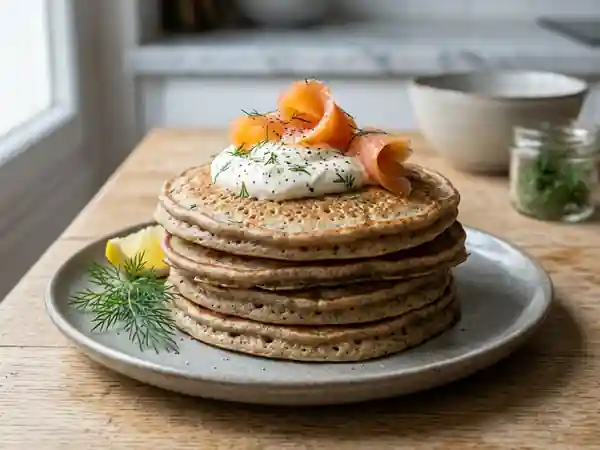 Blinis moelleux au sarrasin : recette facile et gourmande - Photo de présentation