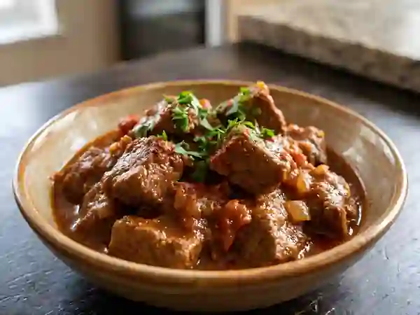 Bœuf braisé fondant au paprika - Photo de présentation