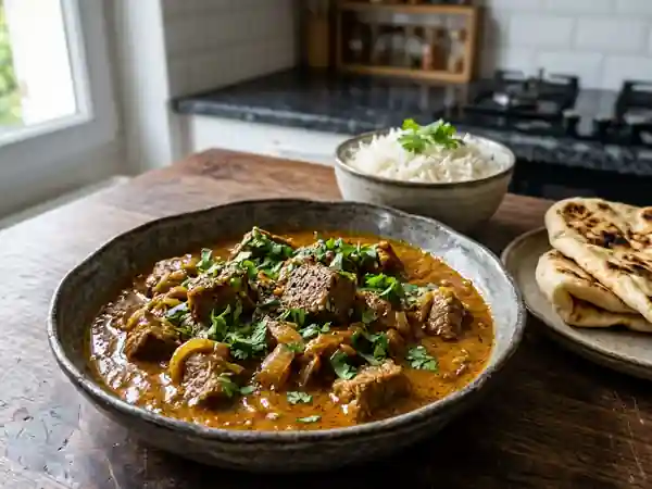 Bœuf fondant au curry et coco - Photo de présentation