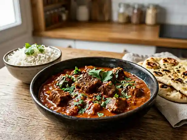 Boeuf Madras Épicé à l'Indienne : Recette Authentique et Savoureuse - Photo de présentation