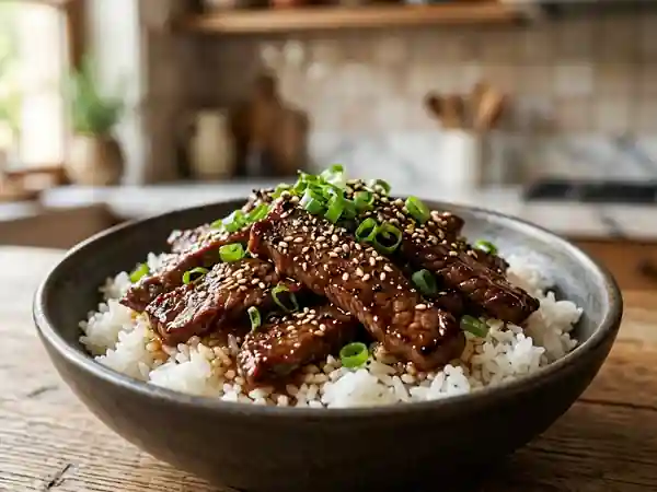 Bœuf Sauté au Soja et Gingembre - Photo de présentation