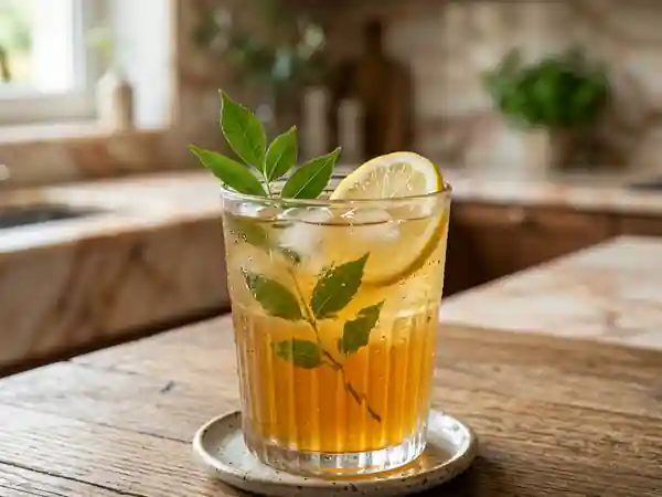 Boisson rafraîchissante au frêne et chicorée : recette naturelle et revitalisante - Photo de présentation