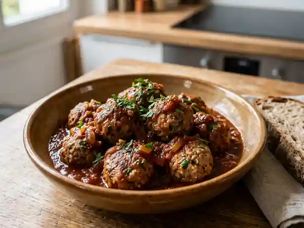 Boulettes de picolat fondantes à la catalane - Photo de présentation