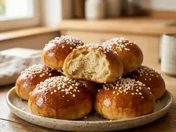 Boller norvégiens revisités : brioche moelleuse et parfumée - Photo de présentation