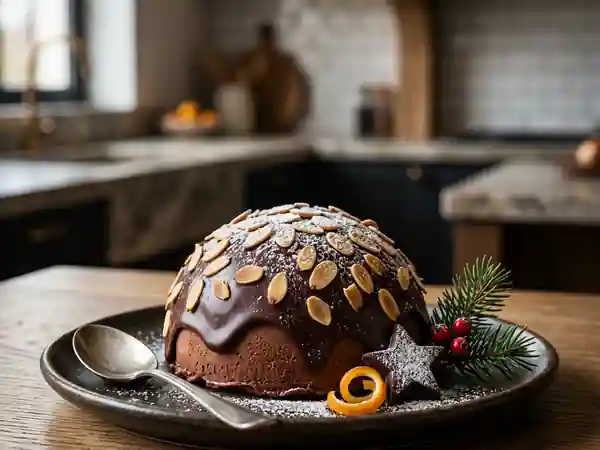 Bombe Glacée Chocolat et Grand-Marnier - Photo de présentation