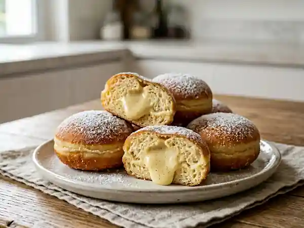 Bombolonis ultra-moelleux au cœur vanille - Photo de présentation