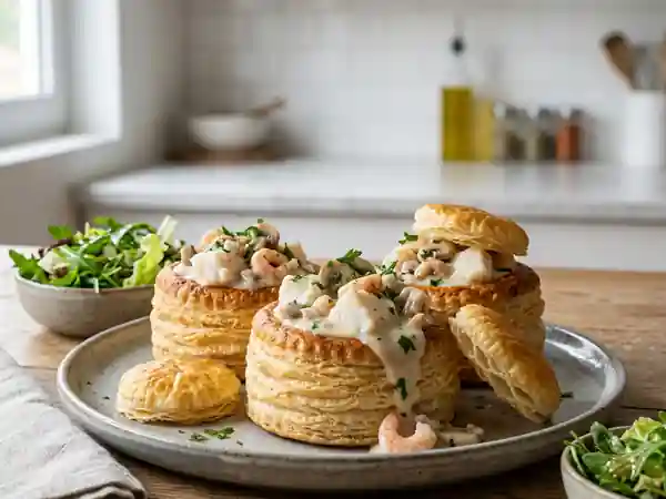 Bouchées à la reine au poisson : recette gourmande et facile - Photo de présentation