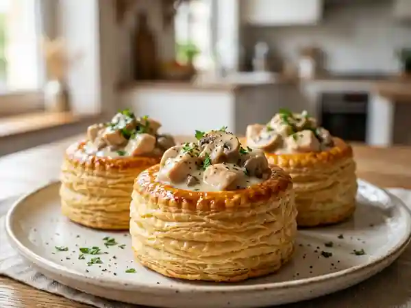 Bouchées à la reine express : recette rapide et gourmande - Photo de présentation