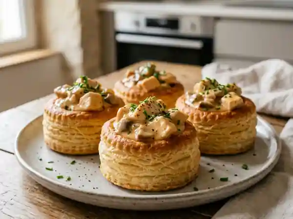 Bouchées à la reine crémeuses au Cognac - Photo de présentation