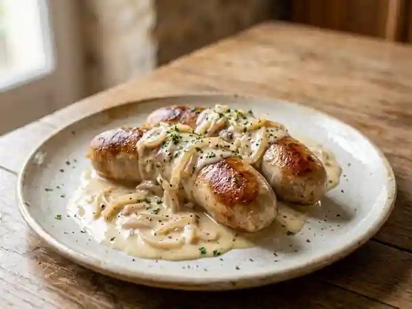 Boudin blanc d'Avranches traditionnel : recette authentique et savoureuse - Photo de présentation