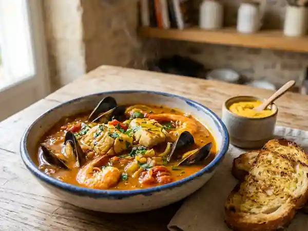 Bouillabaisse Marseillaise au Safran - Photo de présentation