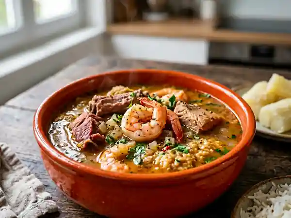 Bouillon d'awara traditionnel guyanais : recette authentique et savoureuse - Photo de présentation