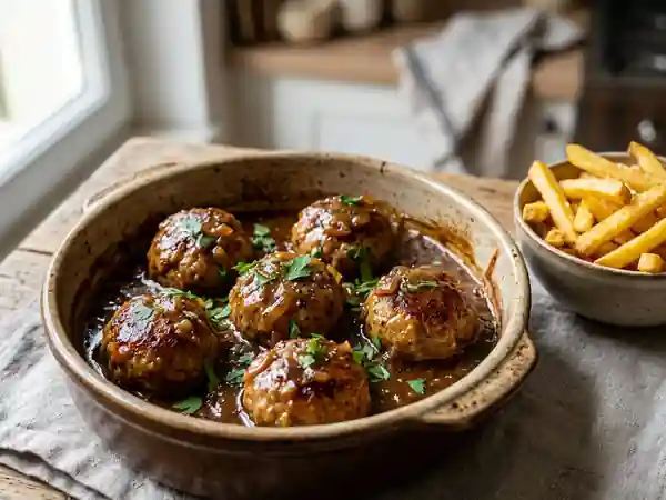 Boulets à la liégeoise fondants - Photo de présentation
