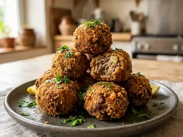 Boulettes croustillantes aux restes de pot-au-feu : recette facile et gourmande - Photo de présentation