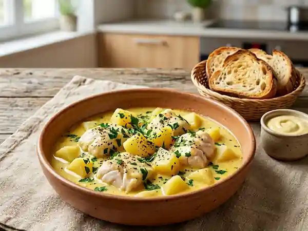 Bourride de Baudroie Provençale : Recette Authentique et Savoureuse - Photo de présentation