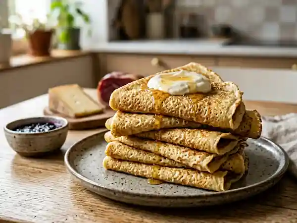 Bourriols d'Auvergne : Crêpes Traditionnelles Savoureuses - Photo de présentation