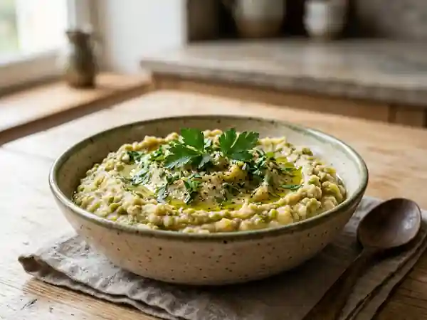 Brandade onctueuse de pois cassés : recette gourmande et saine - Photo de présentation