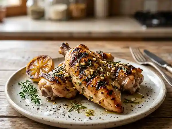 Bréchets de Poulet Grillés aux Herbes Aromatiques - Photo de présentation