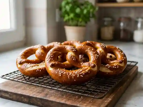 Bretzels Moelleux à la Croûte Brillante - Photo de présentation