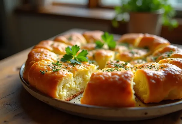 Brick croustillante au fromage de chèvre façon orientale