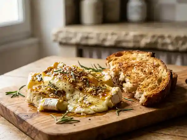 Brie grillé mariné : recette gourmande et facile à préparer - Photo de présentation