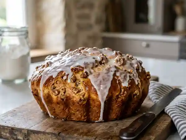 Brioche de Saint-Genix : Douceur aux Noix et Glaçage Sucré - Photo de présentation