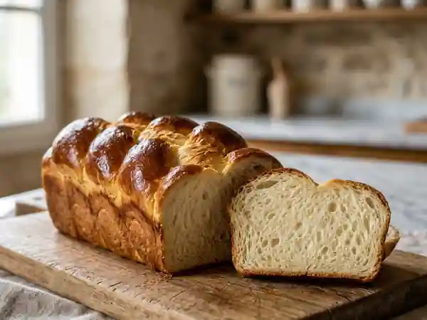 Brioche pur beurre à la mie filante - Photo de présentation