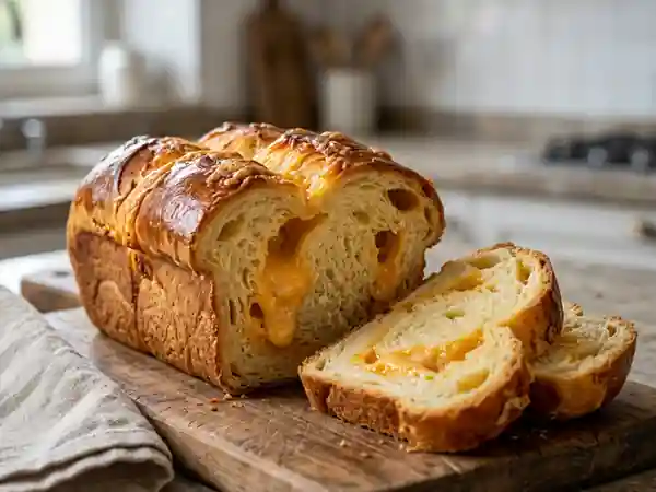 Brioche moelleuse au fromage de Langres fondant - Photo de présentation