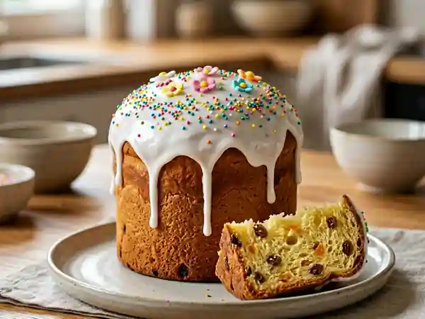 Koulitch : Brioche Russe Moelleuse de Pâques - Photo de présentation